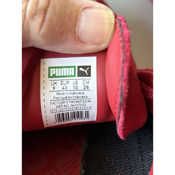 Puma Suede Classic Casual Emboss 36137203 Cherry Red Men 10 US - Picture 5 of 6